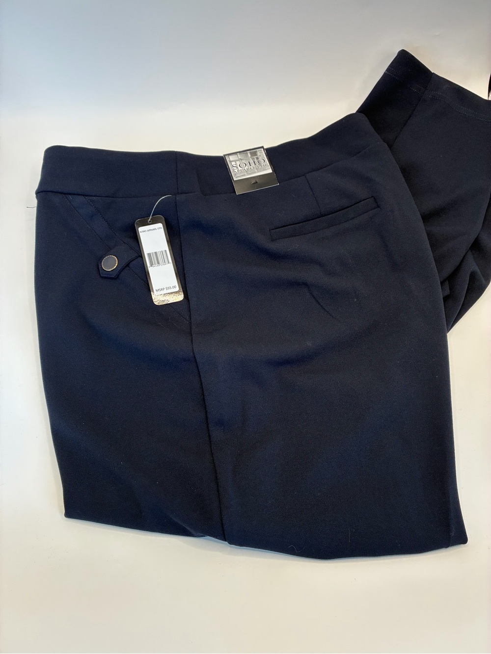 Women’s Plus Size Navy Dress Pants - 3XL SOHO